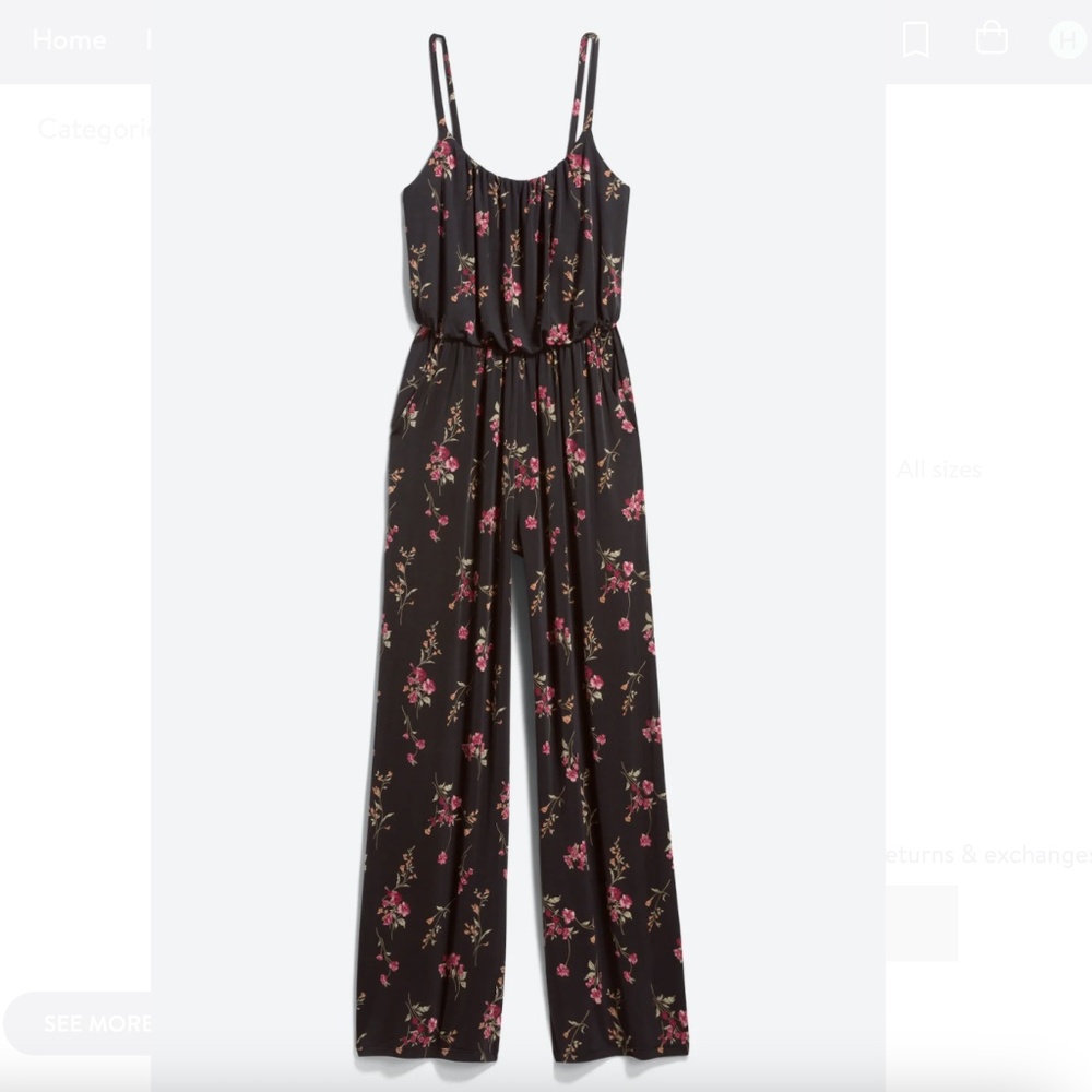 Kaileigh Floral Jumpsuit sz S